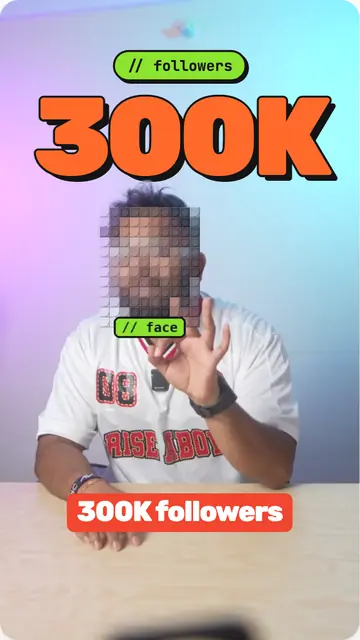 Storyboard frame: 300K rises from behind the speaker's head